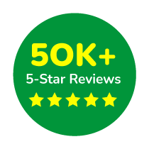 50K+ 5-Star Reviews