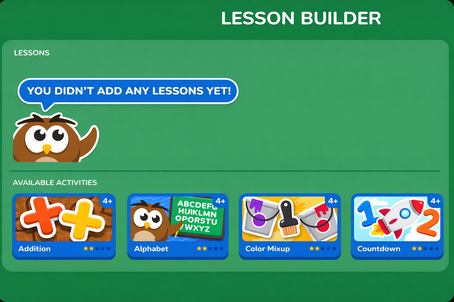 Lesson Builder